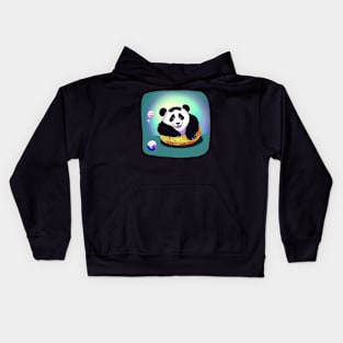 Biggest Panda In Universe  - Adorable Panda - Kawaii Panda Kids Hoodie